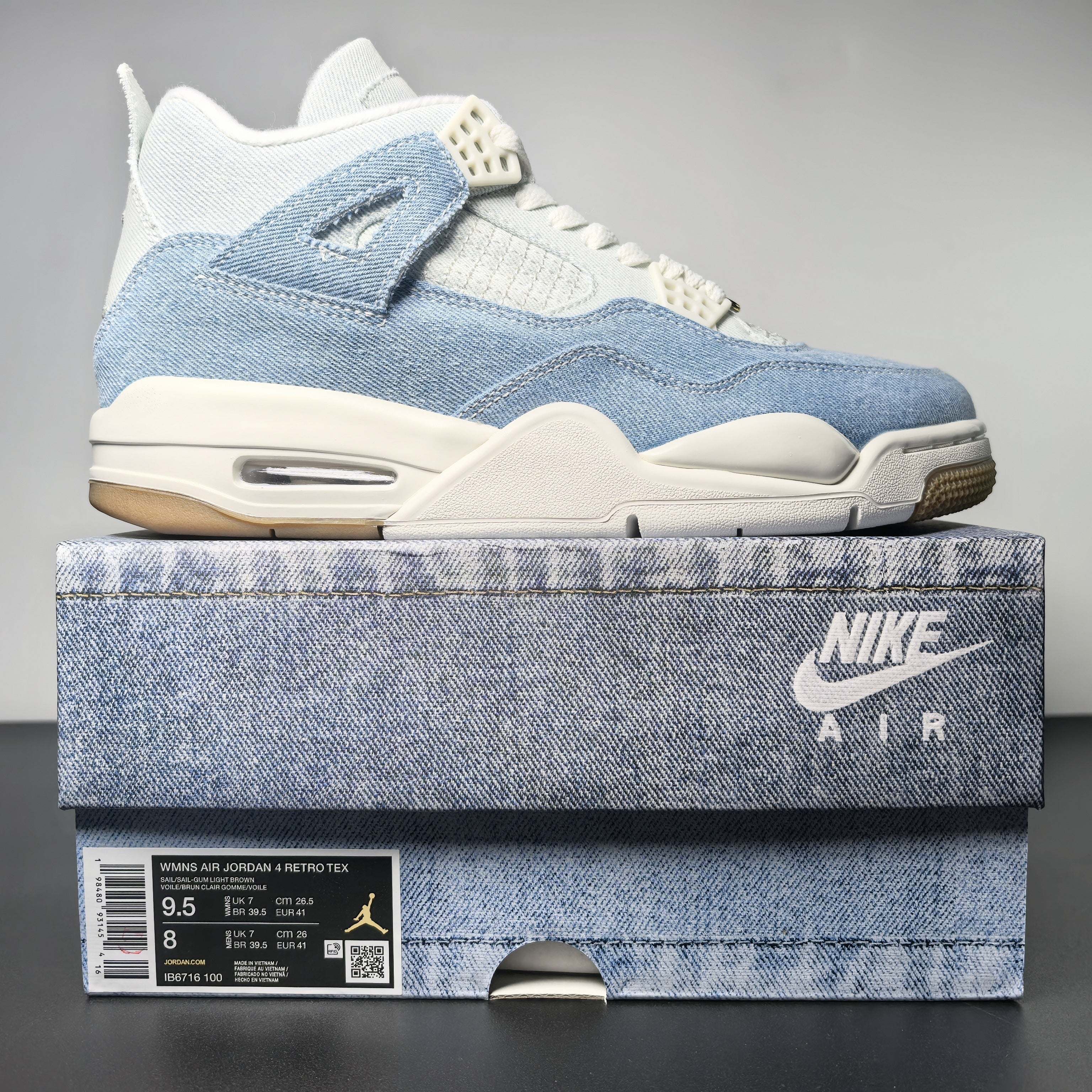 Nike Air Jordan 4 Retro TEX "Denim Worn Blue"