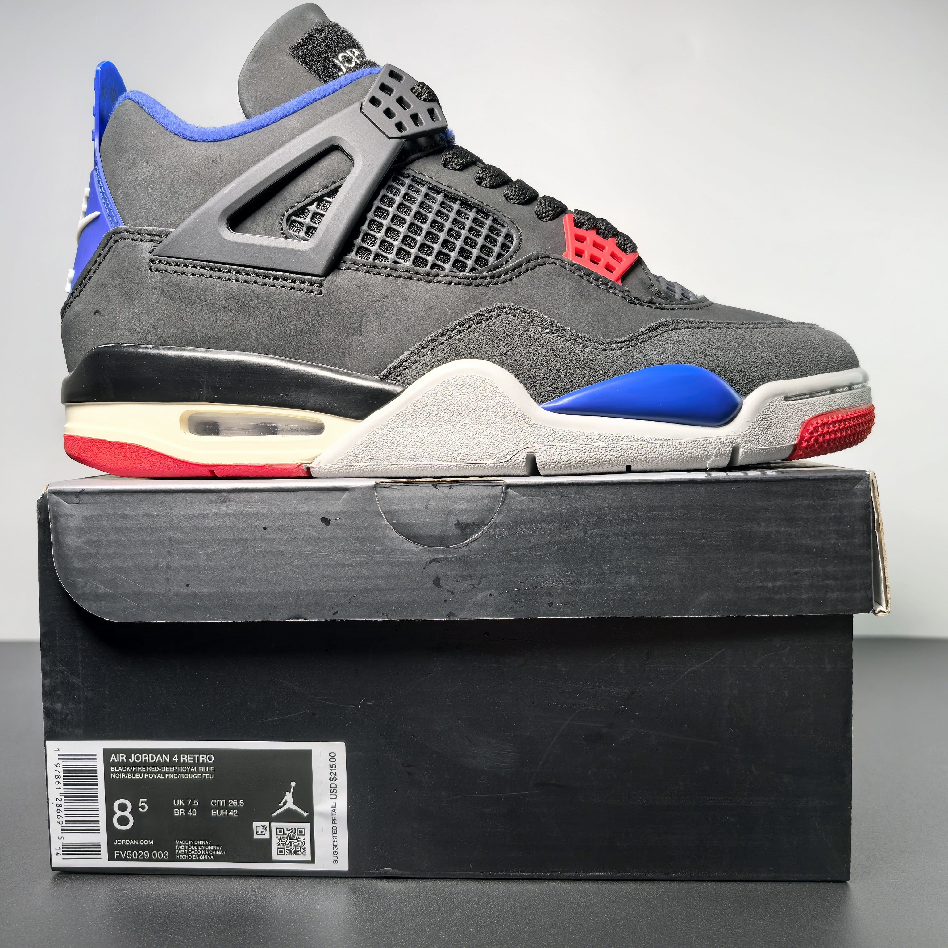 Nike Air Jordan 4 Retro "Rare Air" (Laser Black)