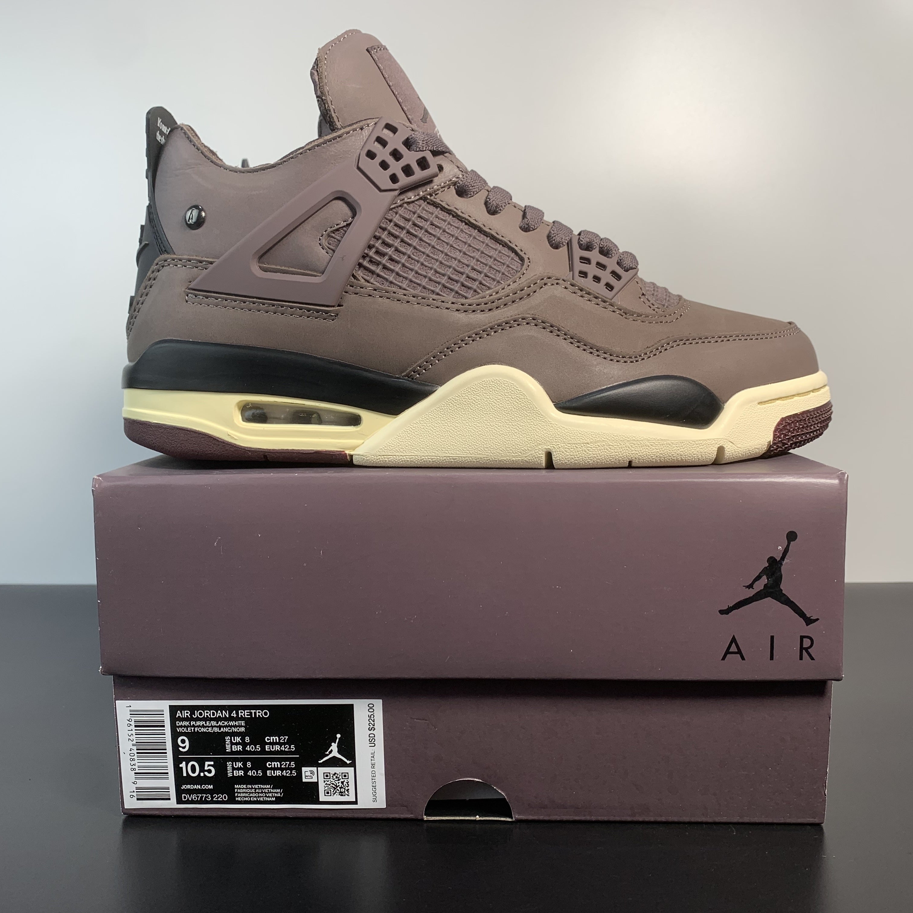 A Ma Maniére x Air Jordan 4 Retro "Violet Ore"