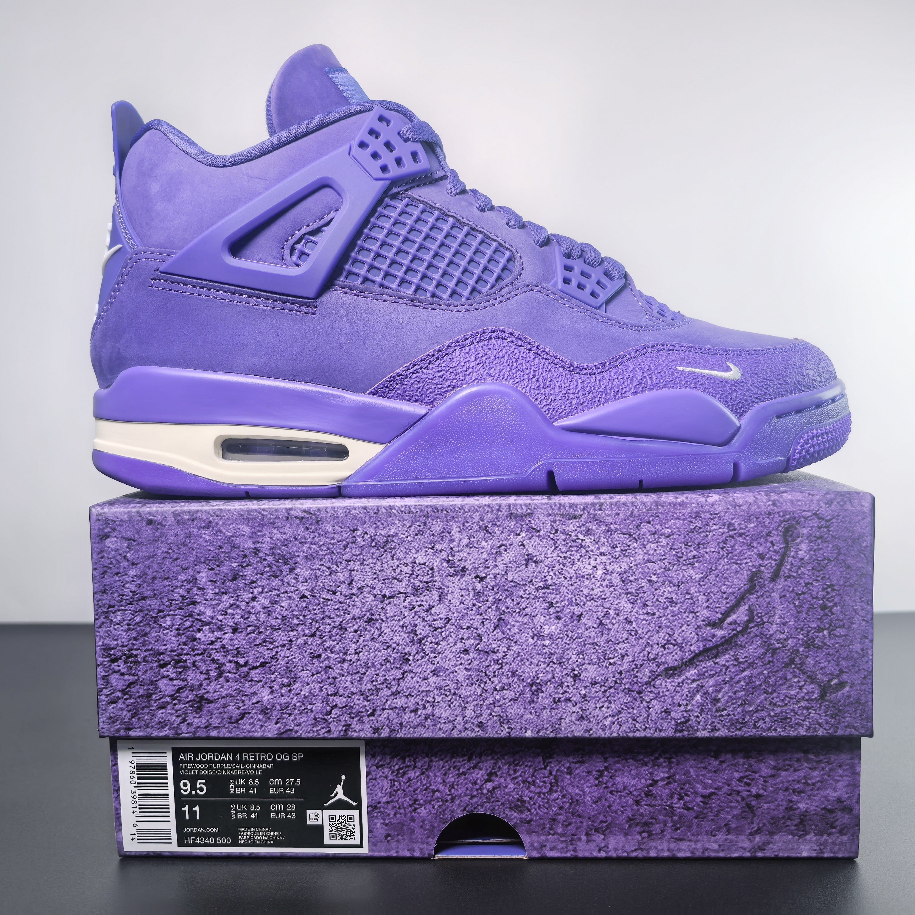 Air Jordan 4 Retro OG SP x Nigel Sylvester "Purple Rain"
