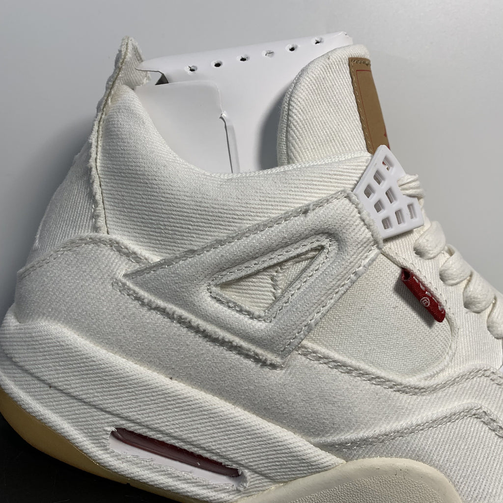Levi's x Air Jordan 4 Retro "White Denim"