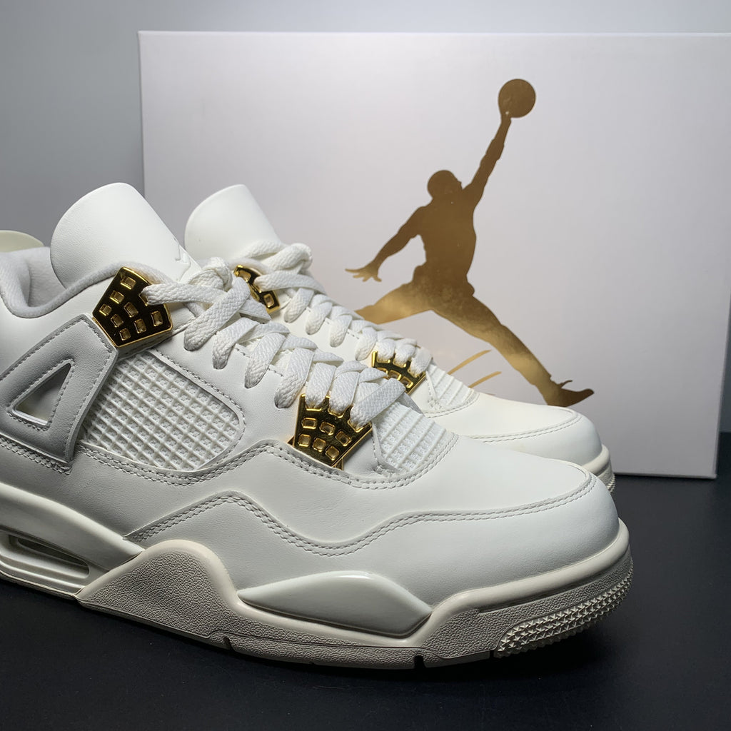 Nike Air Jordan 4 Retro 'Sail Metallic Gold'