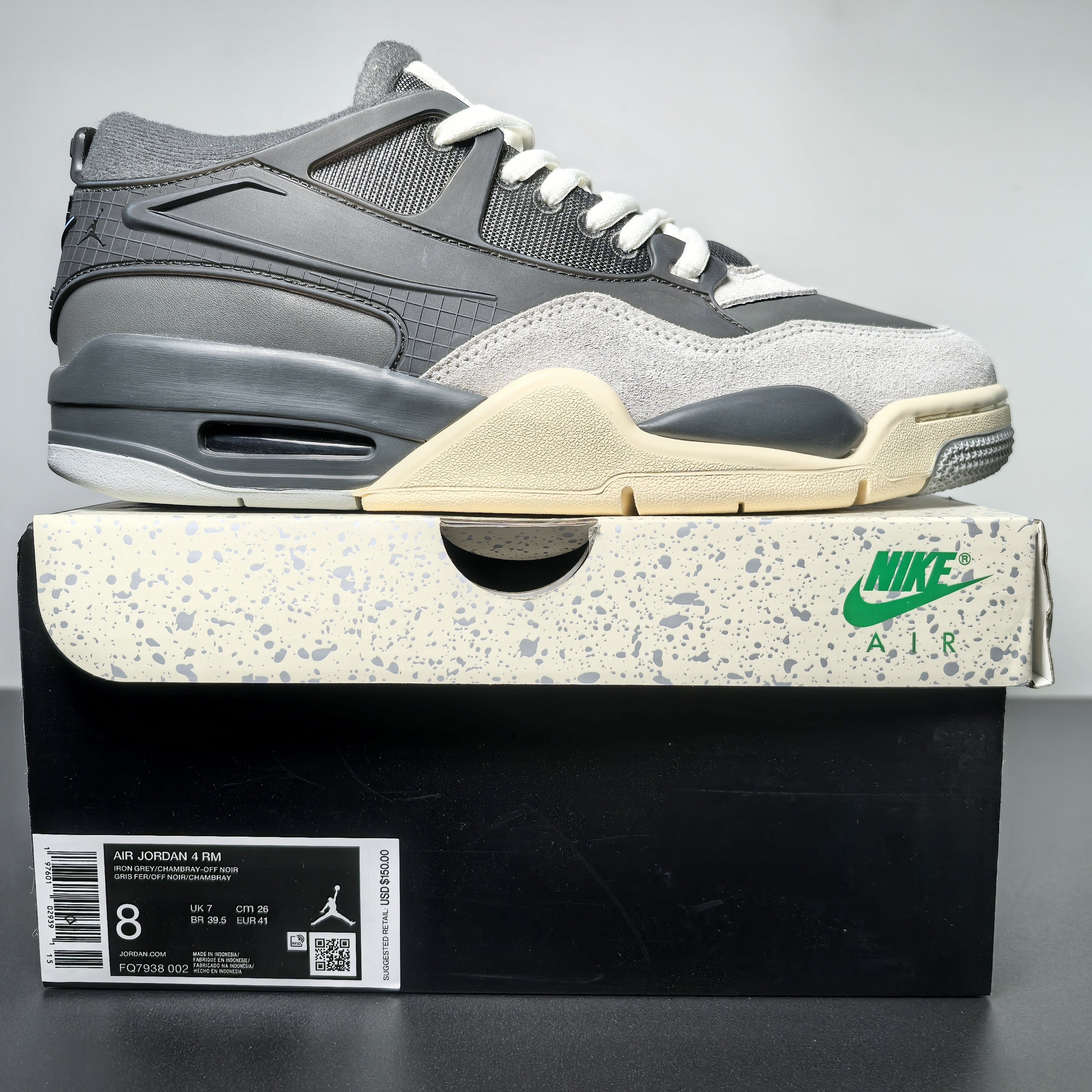 Nike Air Jordan 4 RM "Iron Grey"