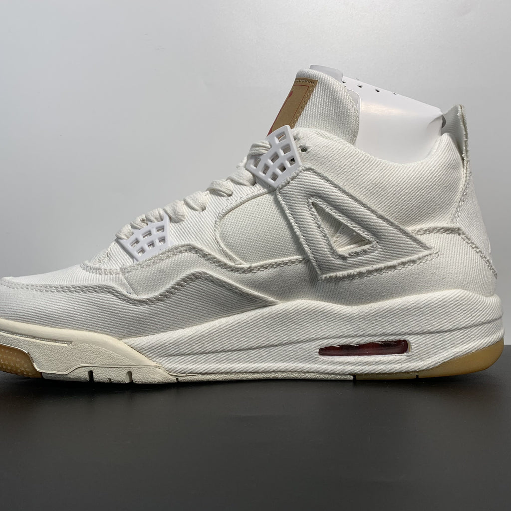 Levi's x Air Jordan 4 Retro "White Denim"