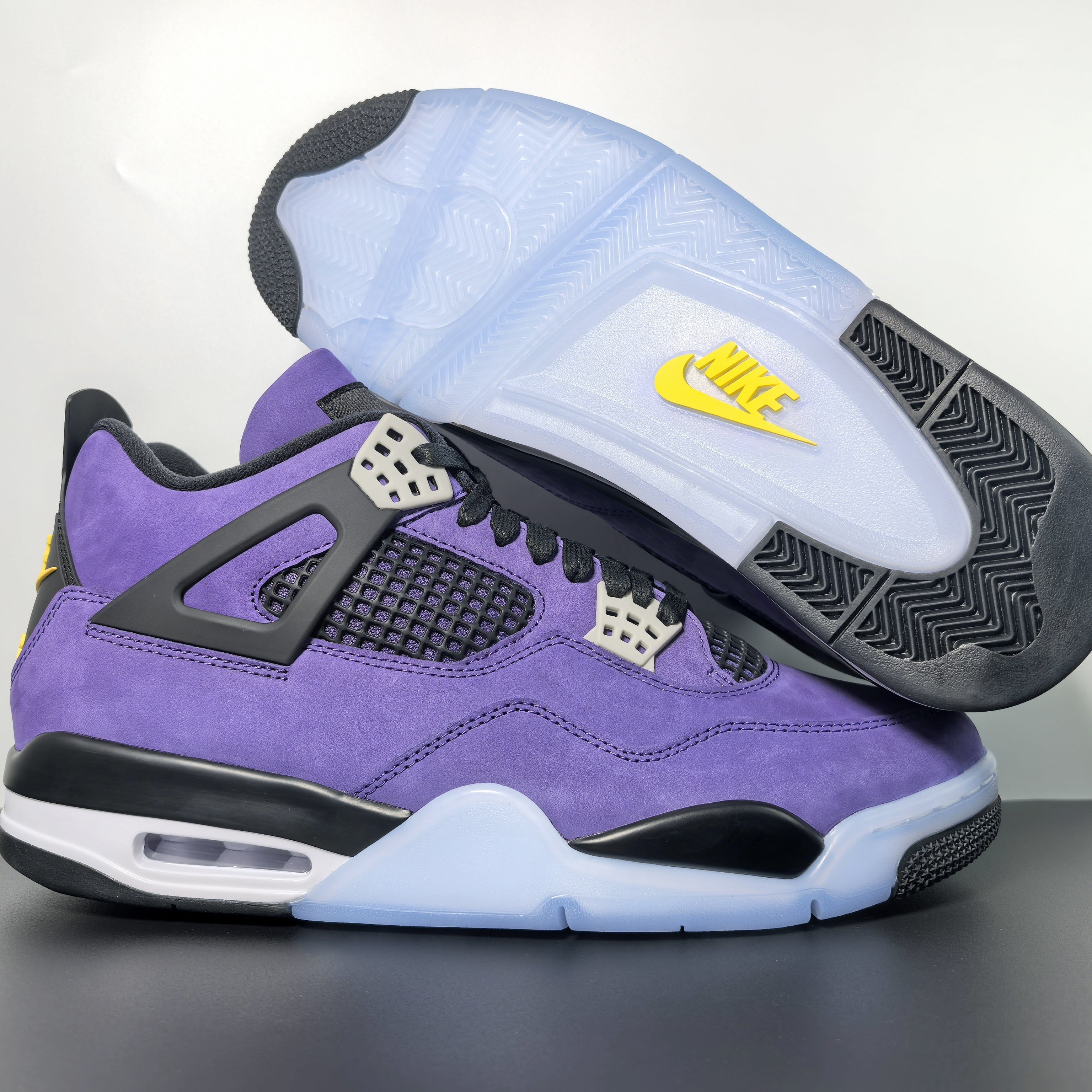 Nike Air Jordan 4 Retro OG "Lakers" / "Imperial Purple"