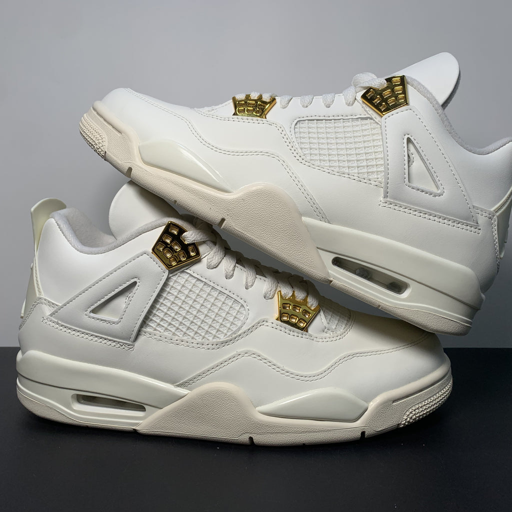 Nike Air Jordan 4 Retro 'Sail Metallic Gold'