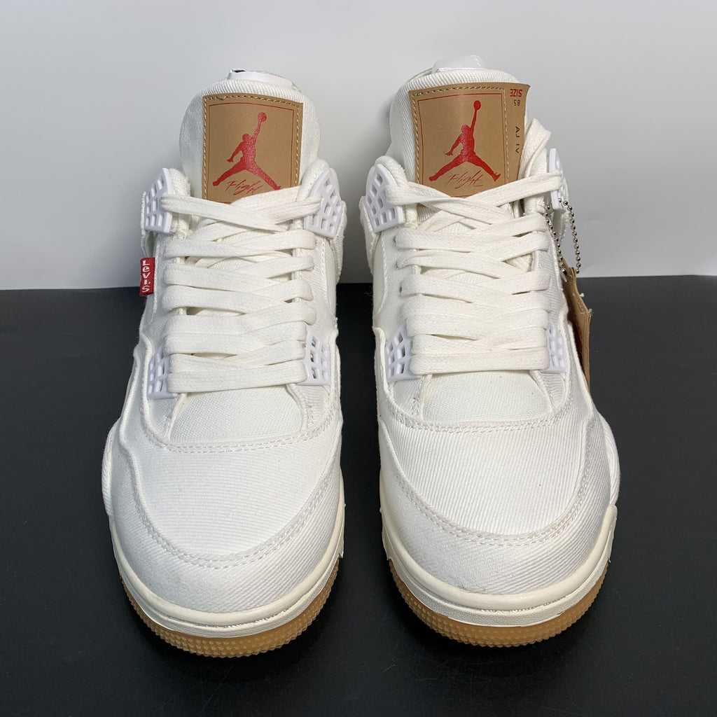 Levi's x Air Jordan 4 Retro "White Denim"