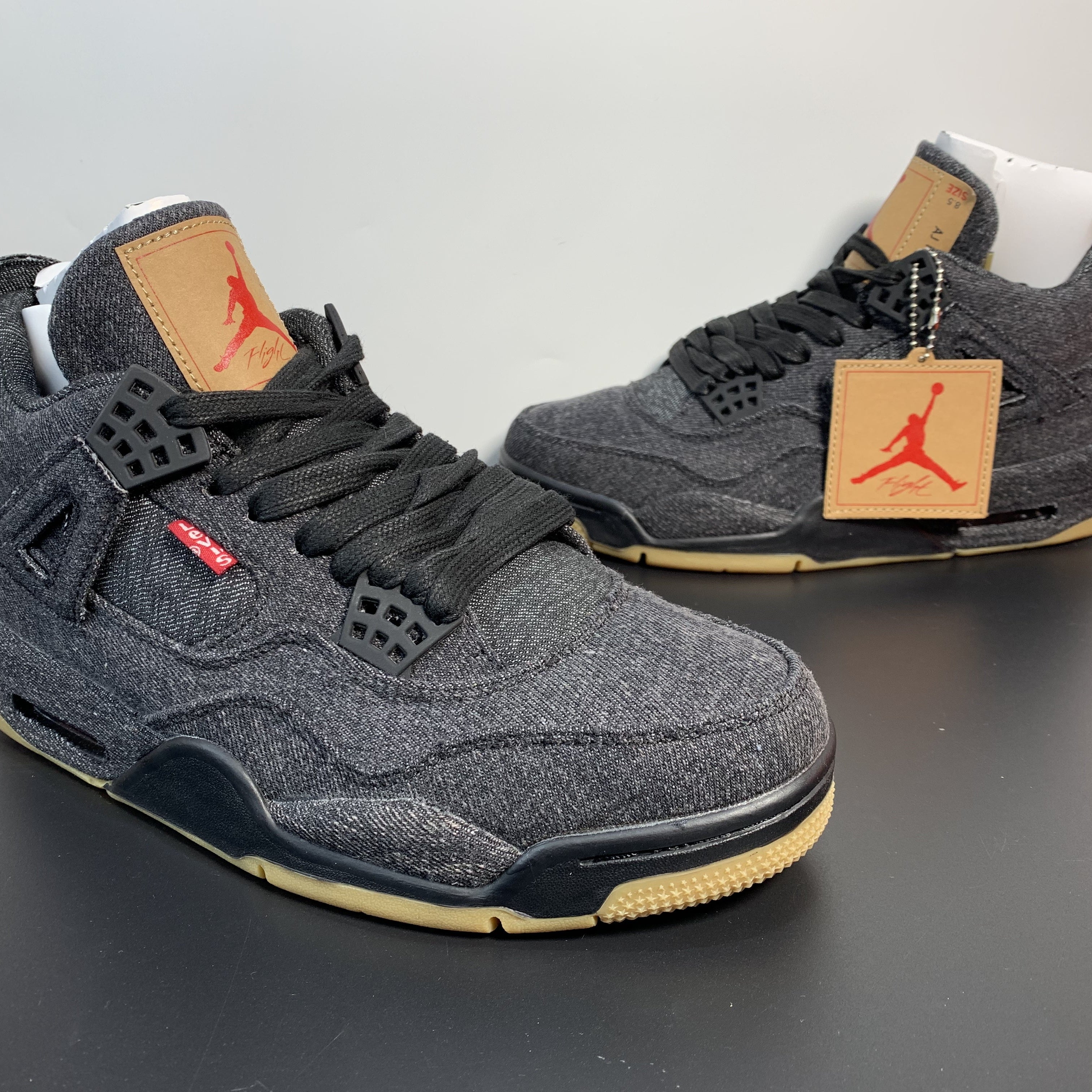 Levi's x Air Jordan 4 Retro "Black Denim"
