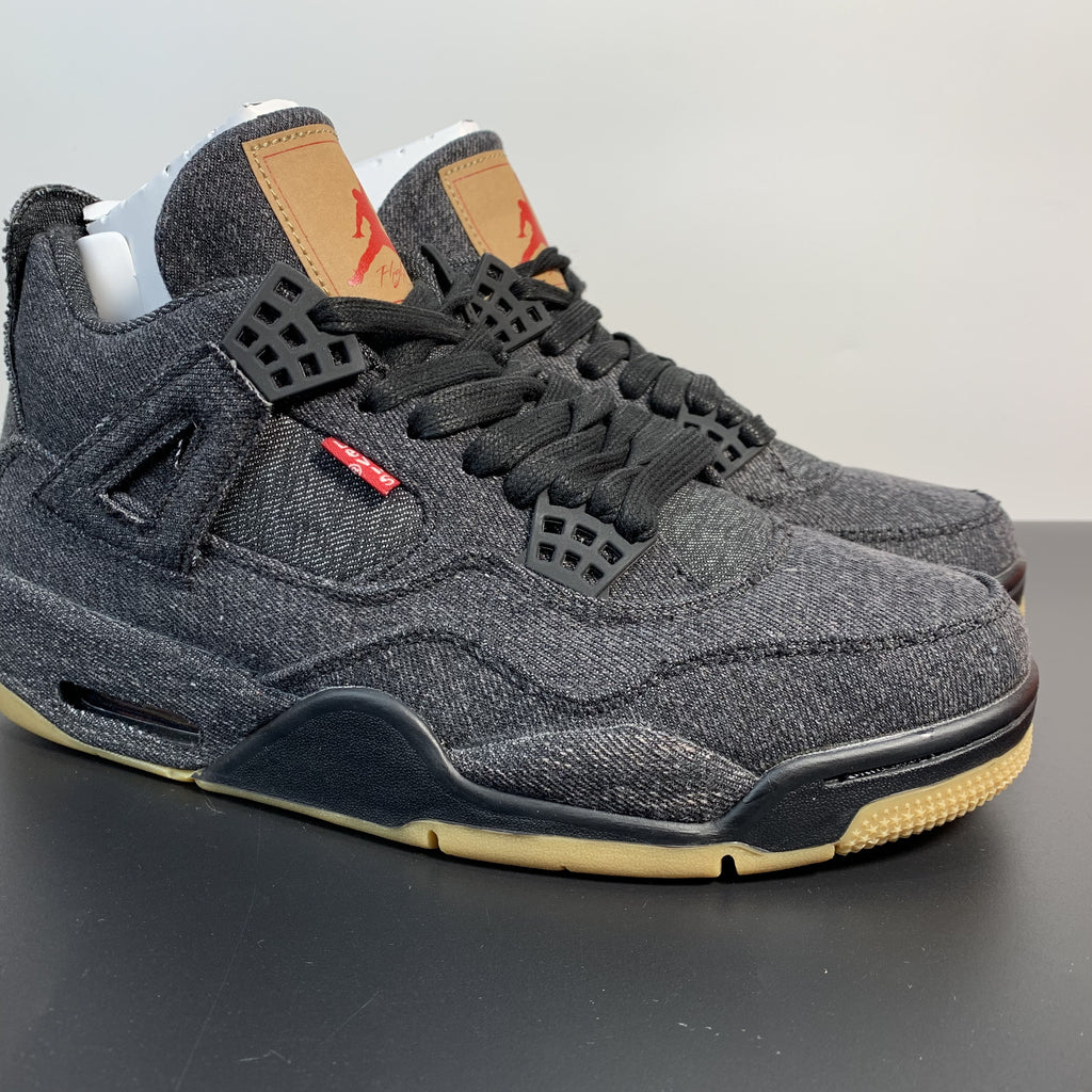Levi's x Air Jordan 4 Retro "Black Denim"