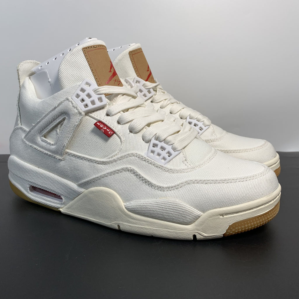 Levi's x Air Jordan 4 Retro "White Denim"