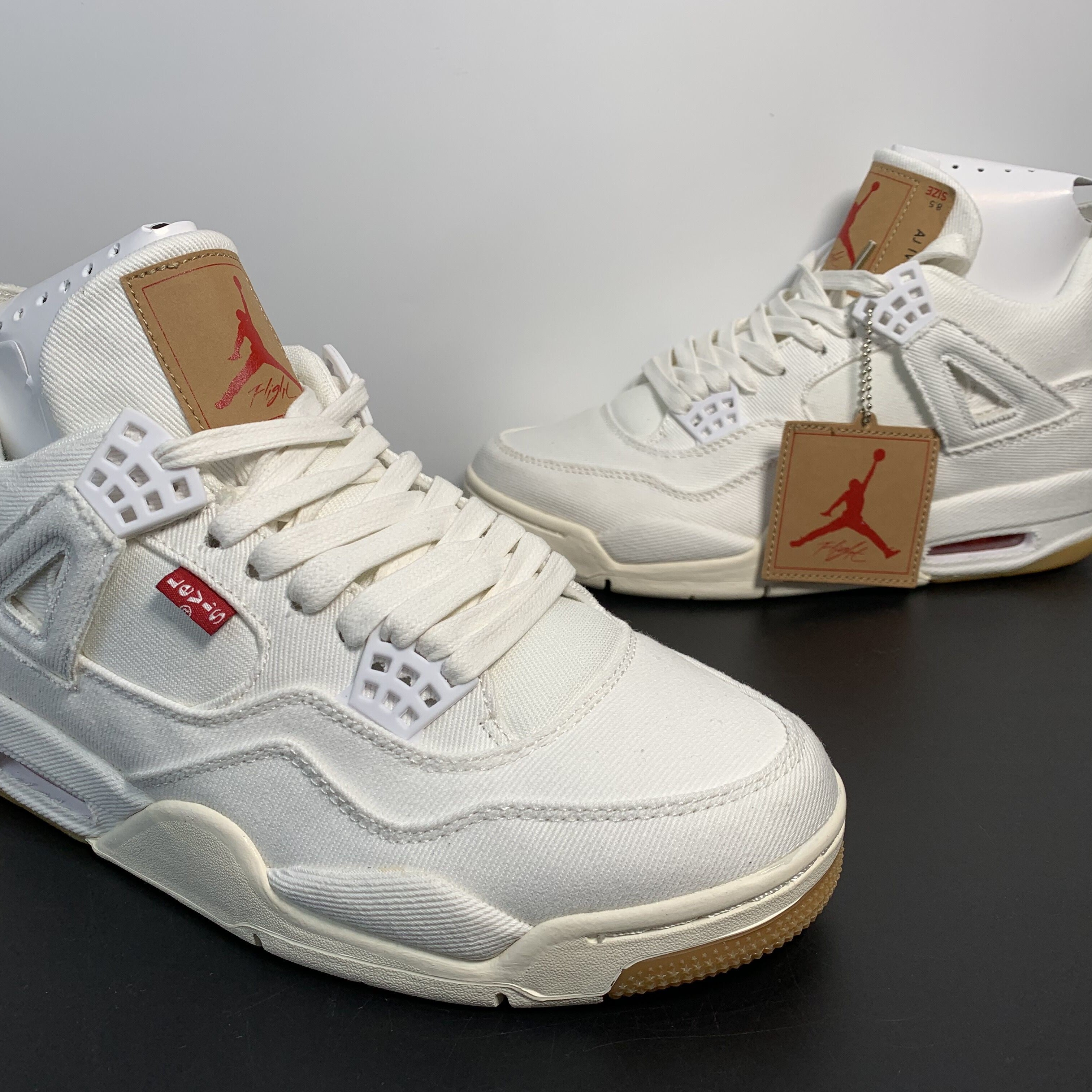Levi's x Air Jordan 4 Retro "White Denim"