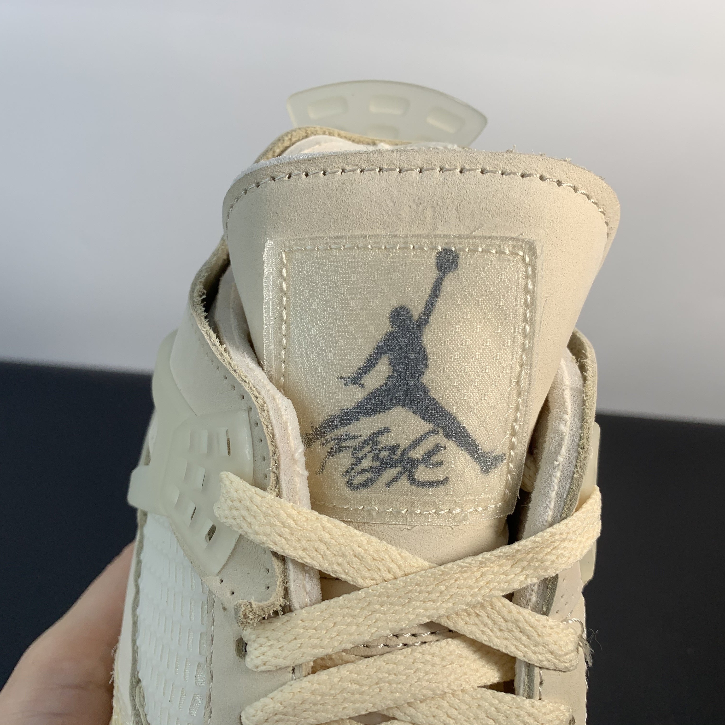 Off-White x Air Jordan 4 Retro "Sail"