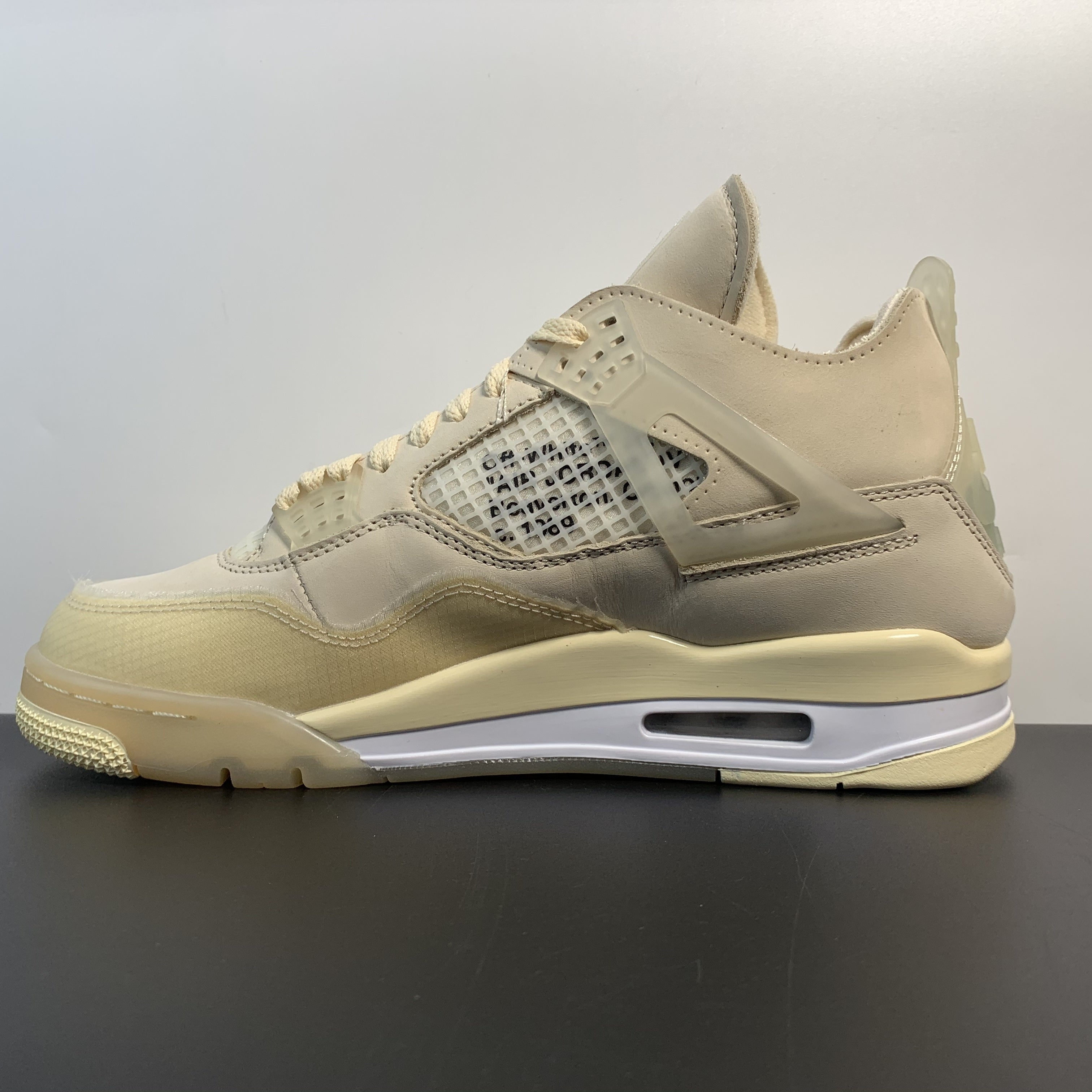 Off-White x Air Jordan 4 Retro "Sail"