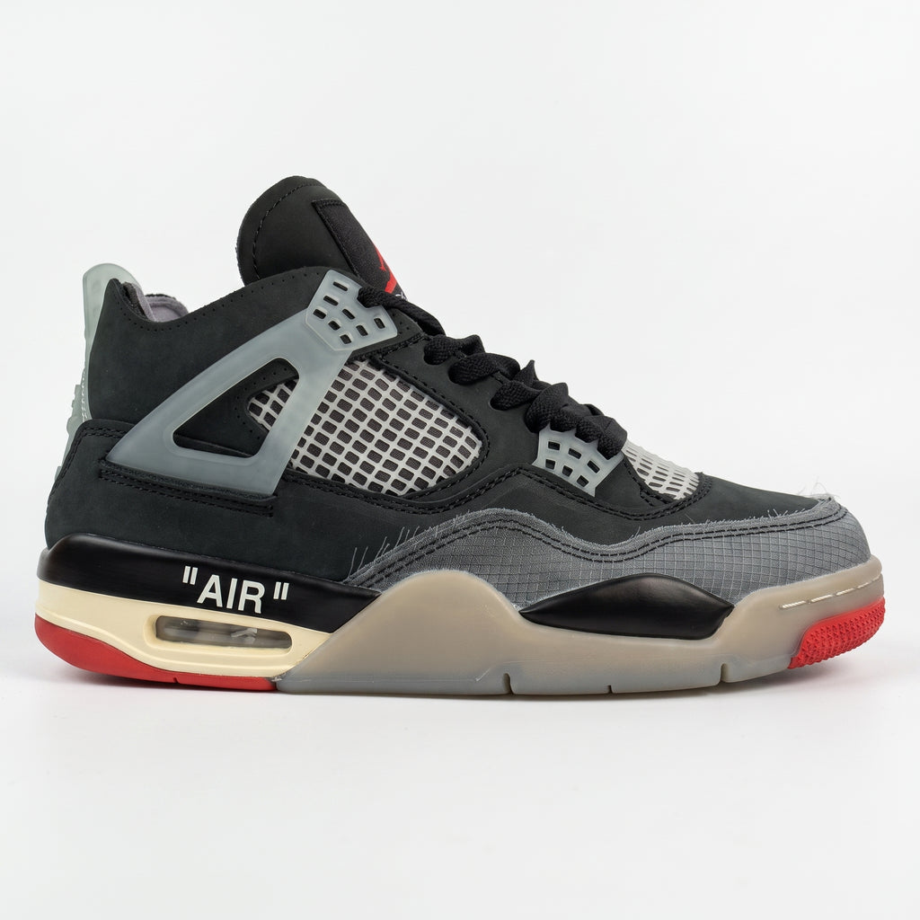 Off-White x Air Jordan 4 Retro "Bred"