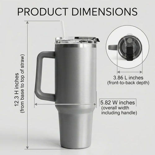 Bon Jovi 40oz Tumbler with Lid and Straw